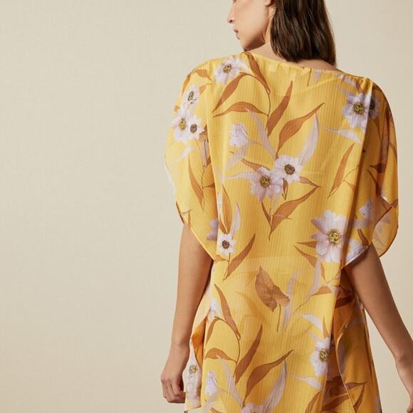 NWOT Ted Baker SOLD OUT "NEIMAA" Cabana square cover up - Picture 3 of 5